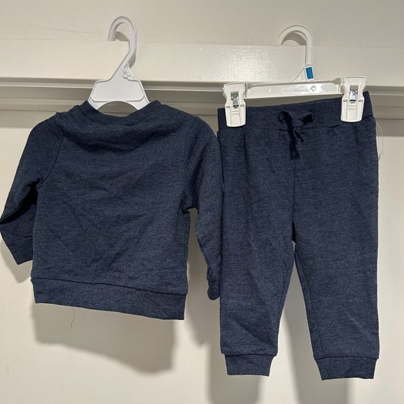 First Impressions Boys Collection Indigo Heather 2-pc - Picture 1 of 6